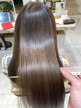 セミロング ⭐️⭐️縮毛矯正の スペシャリスト松本✨のヘアスタイル