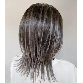 ミディアム LA KING GINZA TOKYO所属・🧡ショートの達人 🧡SHOのヘアスタイル