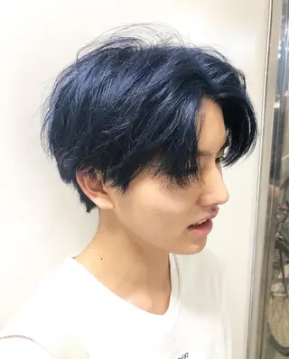 カラー ヘアアレンジ メンズ ainico+所属・メンズ特化✂️栗原 侑也のヘアスタイル