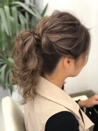 ロング Minemoto Fumiyaのヘアスタイル