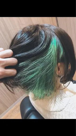 ショート 太白区白髪ぼかし/ ボブカット/千葉達人のヘアスタイル