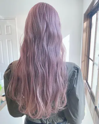 ロング カラー LATTE  渋谷所属・♡レイヤーカット れお♡のヘアスタイル