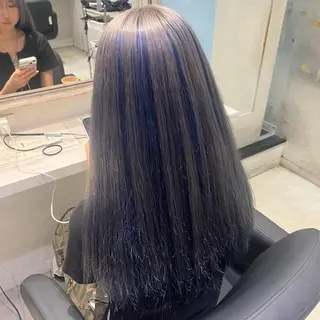 ロング カラー 💖ブリーチ/暖色 𝐘𝐮𝐢💖のヘアスタイル