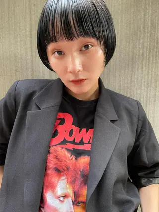 カラー ボブ/ショート 吉田竣のヘアスタイル