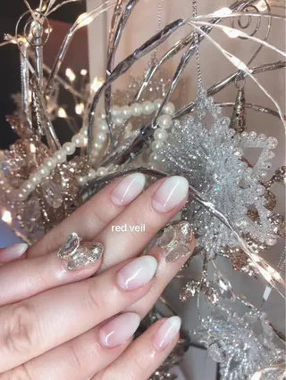 ミディアム ネイル 長さ出し専門 nynaのネイルデザイン