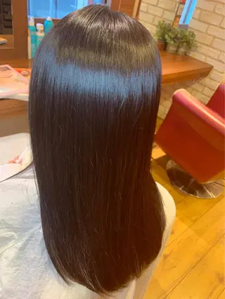 セミロング カラー パーマ SALOWIN GINZA所属・✨ツヤ髪デザイナー ✨ひかり✨のヘアスタイル