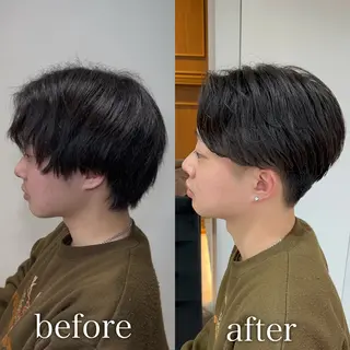 パーマ メンズ 【メンズ特化✨】 縮毛矯正/千原涼麻のヘアスタイル