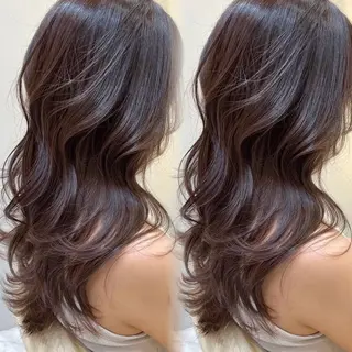 カラー 艶カラー/縮毛矯正/ レイヤー/松沢州途のヘアスタイル