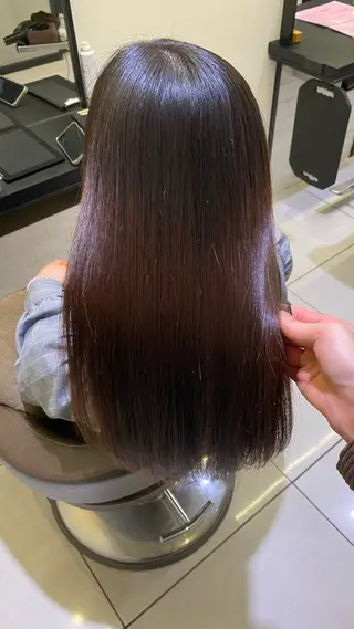 ロング パーマ 野老 海音のヘアスタイル