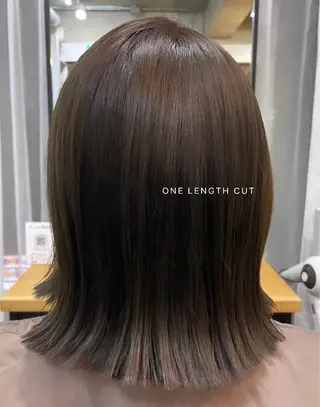 セミロング ⌇🌹透明感カラー 🌹ᴍᴇɢᴜᴍɪ ⌇のヘアスタイル