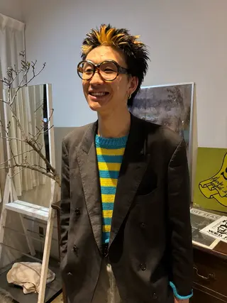 カラー メンズ 安藤楓華 fuka andoのヘアスタイル