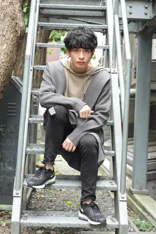 ショート マキハラ ユウサイのヘアスタイル