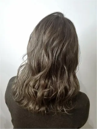 カラー ヘアアレンジ セミロング 【髪質改善美容師】t occa茨木篠原健太のヘアスタイル