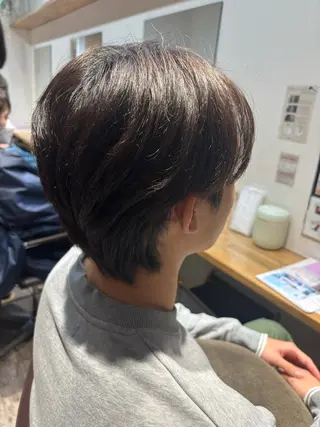 メンズ ふじたしの/湘南台 ハイライト/カラーのヘアスタイル