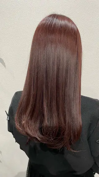 カラー momoka/暖色 カラー/縮毛矯正✨️のヘアスタイル