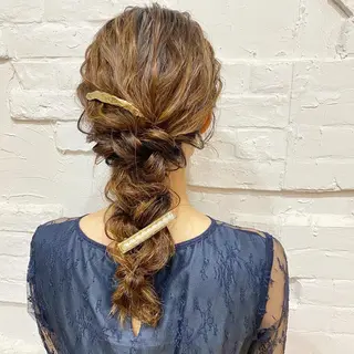 ロング まつパ・ヘアセット ♡Chinami♡のマツエク・マツパデザイン