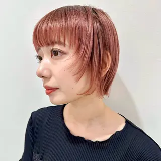 ショート カラー ハイトーンカラー/ さらさのヘアスタイル