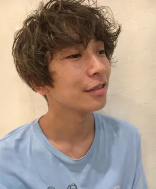 カラー パーマ メンズ nakahara madokaのヘアスタイル