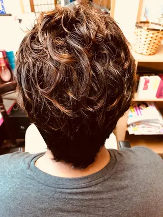 ショート パーマ メンズ S AIRIのヘアスタイル