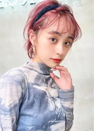 カラー MUSASHI ブリーチカラー◎のヘアスタイル