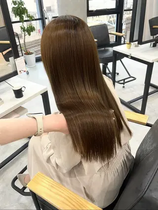 ロング カラー 盛れる顔まわり✨🎀 モテカラー別所好葉のヘアスタイル