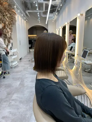 ミディアム Hello by Sea所属・レイヤー/艶髪/ボブ /くびれ/伊藤　勇司のヘアスタイル