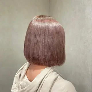 ミディアム 高評価多数◎ コテ巻きパーマ星明夏のヘアスタイル