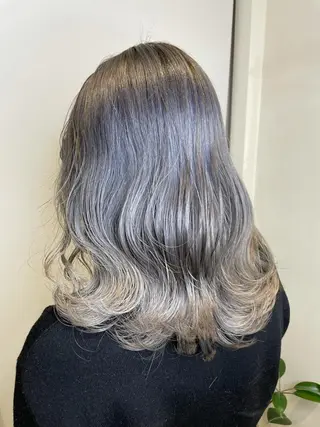 ロング カラー matiz マティス　表参道所属・💜アンブレラカラー 髪質改善　丸尾】のヘアスタイル