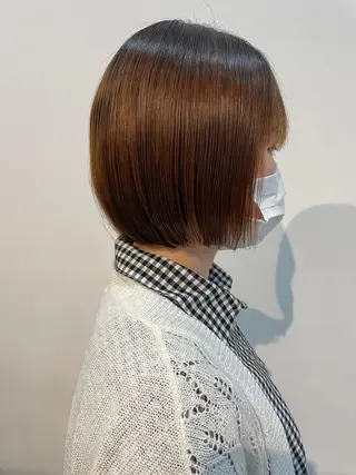 ミディアム 井上 葉月のヘアスタイル