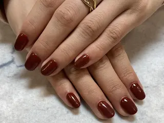 ネイル ネイルリボン 受付スタッフのネイルデザイン