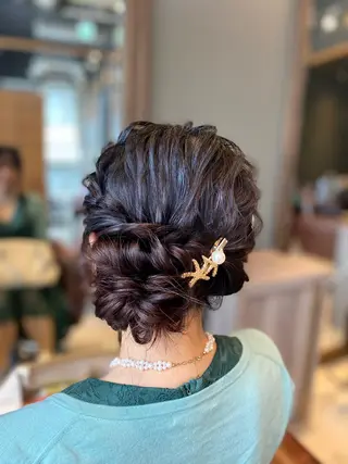 ヘアアレンジ LOANA カラー &縮毛モデル募集のヘアスタイル