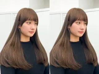 セミロング ボブ/ショート/ チヨノのヘアスタイル