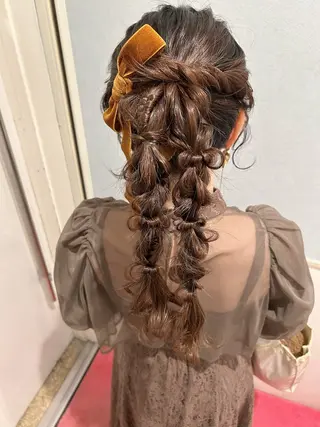 ロング ヘアアレンジ セットサロン      ラフテル所属・大阪/ヘアアレンジ /似合わせset💐のヘアスタイル