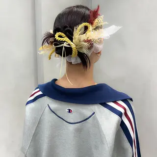 ロング 卒業式ヘアセット🎀 ヘアアレンジのヘアスタイル