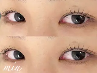 マツエク・マツパ miunail Minamiのマツエク・マツパデザイン