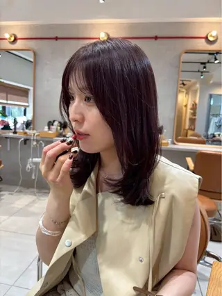 ミディアム 似合わせ🕰️銀座 /Kaoruko🌱のヘアスタイル