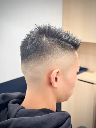 ショート メンズ メンズカット 知念　新菜のヘアスタイル