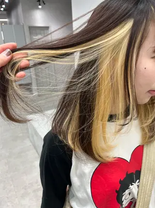 カラー 🩷hair salon dot. tokyo color 🩷所属・hao 🎀🫧のヘアスタイル