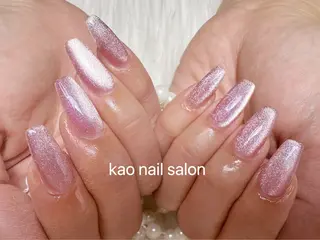 ネイル kao nail マグネット/長さだしのネイルデザイン