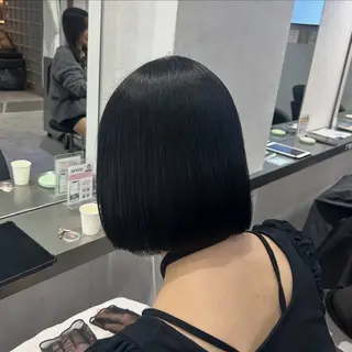 ショート カラー 艶髪/レイヤー 🦋MIYUUのヘアスタイル