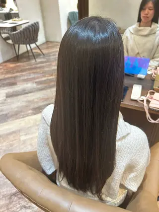 ロング 宇川 湧也のヘアスタイル