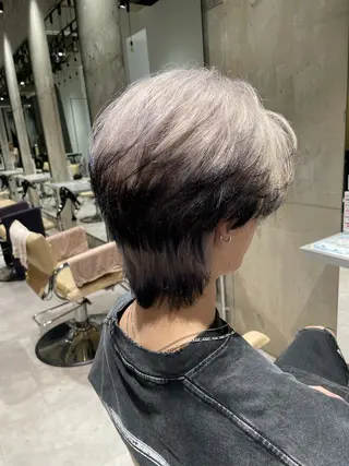 カラー メンズ 無料ショートモデル 募集中❗️秋山ひらいのヘアスタイル