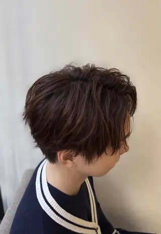 メンズ RYU/メンズ /センターパートのヘアスタイル