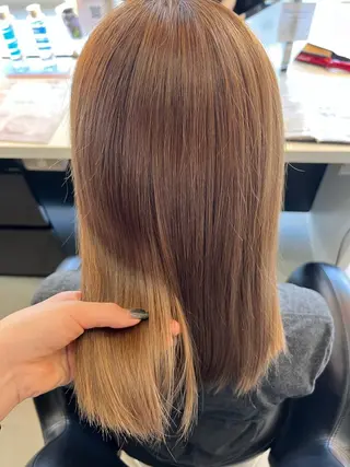カラー 艶カラー/マツエク /似合わせ🤍ななえのヘアスタイル