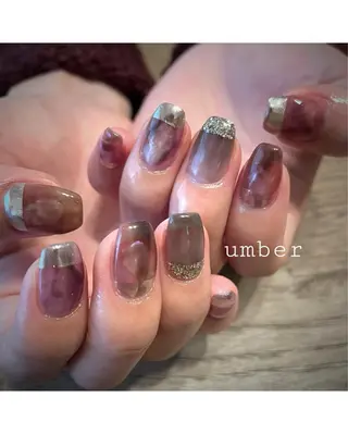 ネイル umber 三茶1分のネイルデザイン