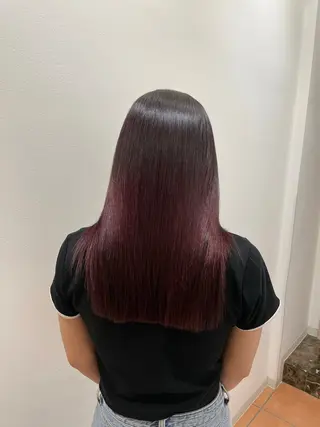 ロング カラー ✩𝐴𝑠ℎ 中目黒 浦野 遥‎✩*｡のヘアスタイル