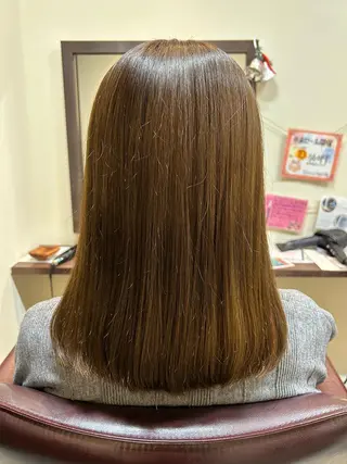 セミロング 水谷 菜央のヘアスタイル