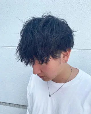 パーマ メンズ Nico所属・ご予約は2月まで！ maho‪🐈🎀のヘアスタイル