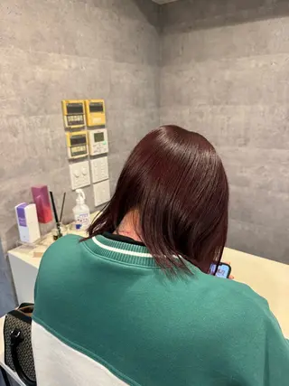 ミディアム カラー BEL所属・三池 ブルノのヘアスタイル