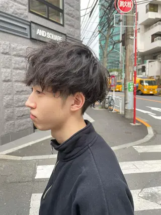 ミディアム 渋谷 メンズヘア⭐️ タニグチヨシユキのヘアスタイル